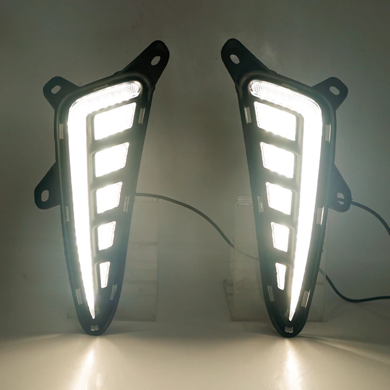 2 шт. для Toyota CHR C-HR 2016 2017 2018 2019 светодиодный дневный ходовой светильник DRL Дневной