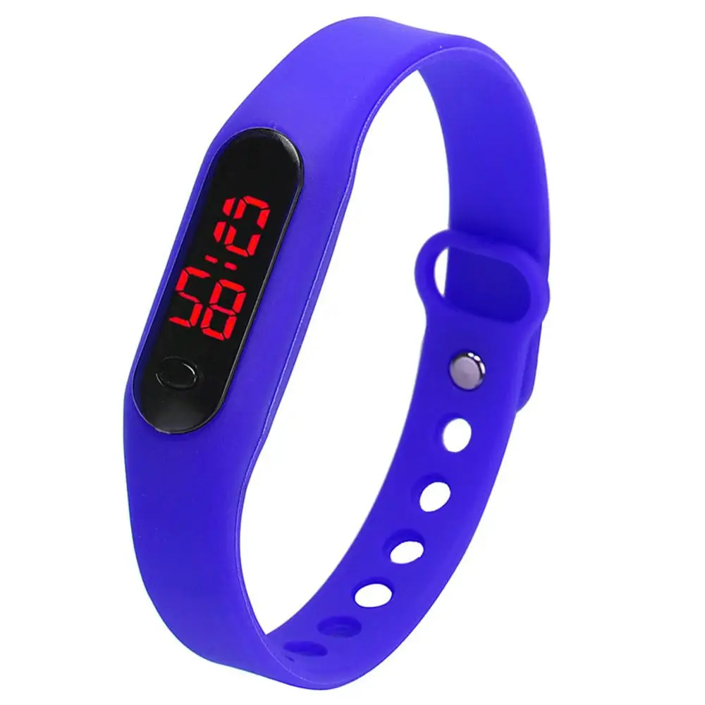 Практичные модные детские часы с силиконовым гелем светодиодные | Наручные
