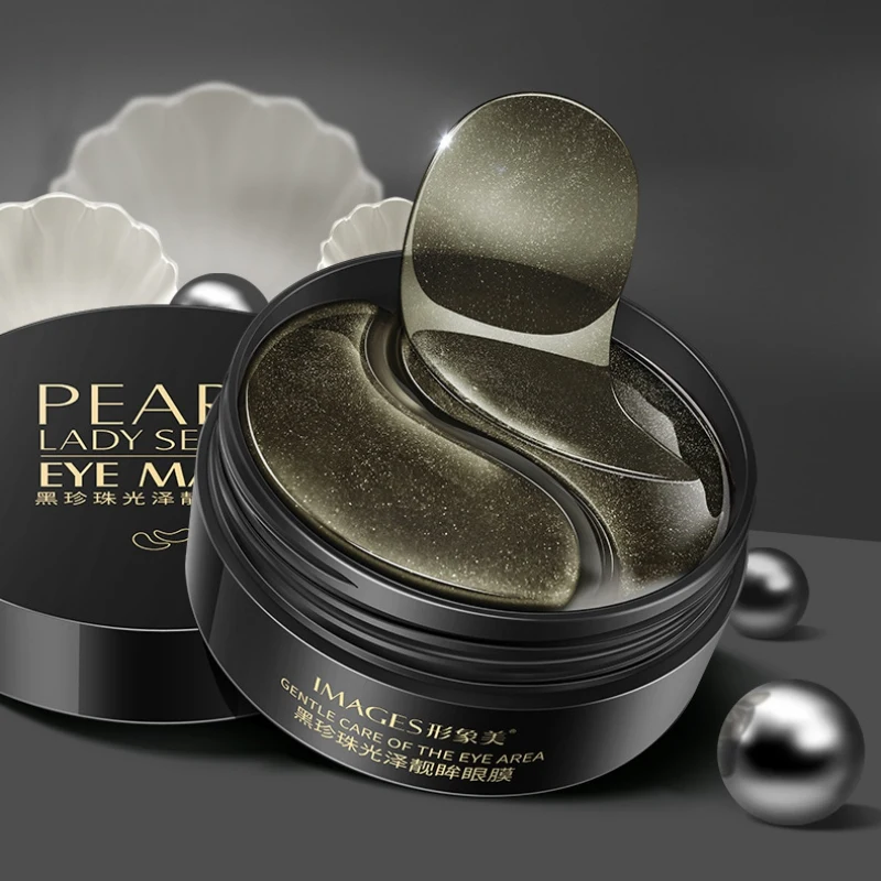 black pearl Collagen eye mask anti wrinkle sleeping patch dark circles bags remover gold gel Eye care | Красота и здоровье