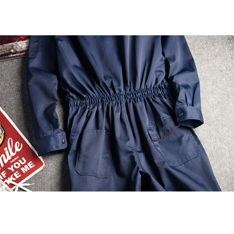 

2021 Long Sleeve Coveralls Casual Labor Overalls Plus Size 4XL 5XL Men Women Work Clothing Uniforms Workwear