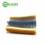 1000 шт., Металлические пленочные резисторы 14 Ватт, 10KR, 10K, 14 Вт, 10 кОм, 1K, 10K, 100K, 220R, Ом, 0,25 Вт, 1%