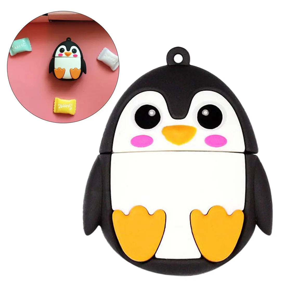 USB флеш-накопитель с изображением милых животных лисы пингвина Совы Пчелы 4 ГБ 8 16