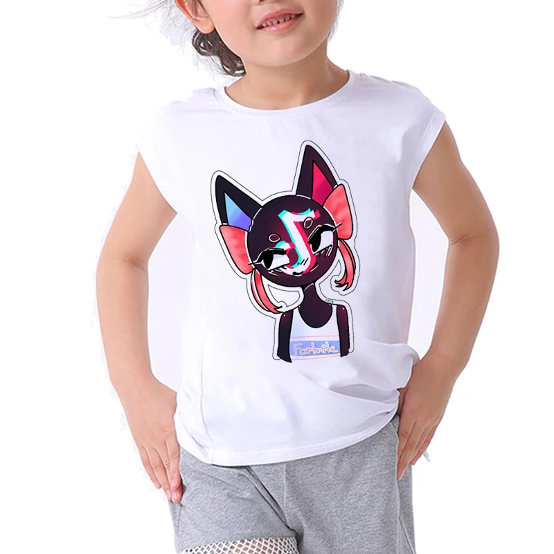 

T-shirt Summer Fashion Cartoon Graphics 3D Printing Boy Tshirt Top Boy Cute Animal Kids Clothes Casual Girl Shirt Kids Tshirts