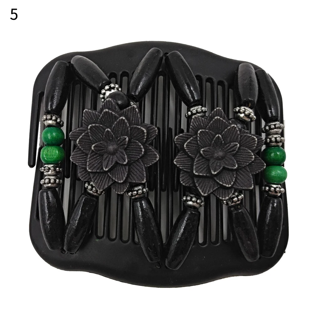 Эластичная заколка для волос с жемчужинами женщин в стиле ретро металлический