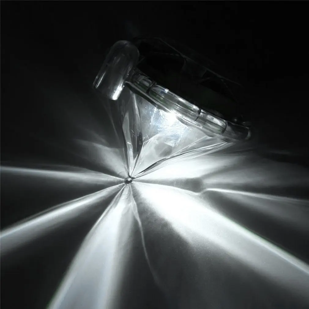 4 шт./компл. светодиодный светильник на солнечных батареях с алмазной формой