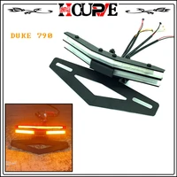 for duke 790 duke790 2017 2020 2019 motorcycle rear tail light brake turn signals integrated led lights license plate bracket