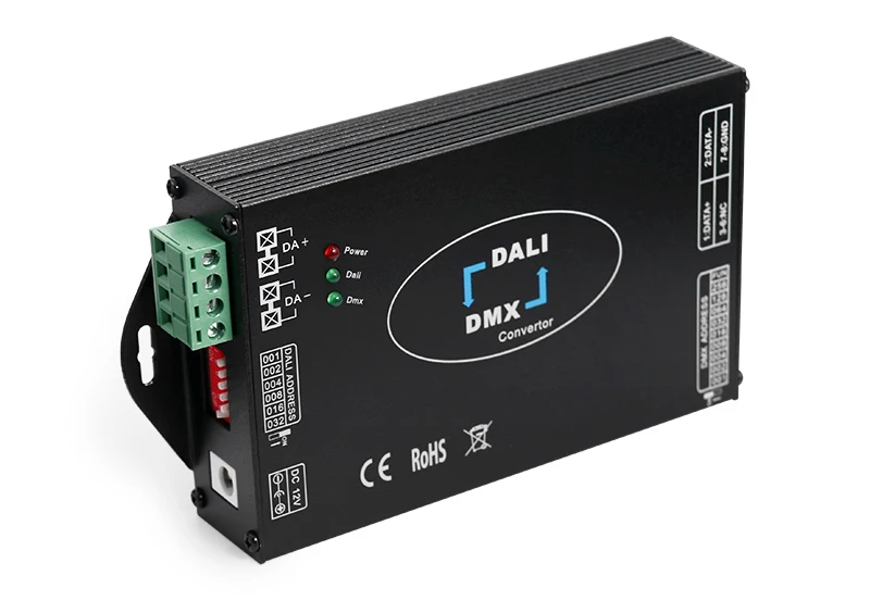 DL113 DALI в DMX512, DMX512 в DALI, Двусторонняя передача сигнала, преобразователь сигнала