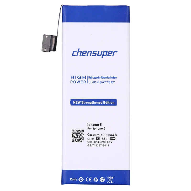 Chensuper 3200 мАч запасная батарея для iPhone 5/для iphone5/для iphone 5G + | Мобильные телефоны и