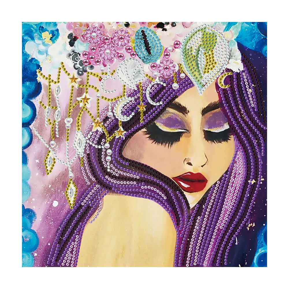 

30*30 CM Mosaic Part Drill Special Shaped DIY Sofa Beauty Rhinestones Picture 5D Diamond Painting Craft Poster Home Wall Decor