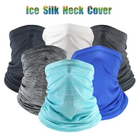 summer outdoor warmer neck gaiter cover thermal half face fleece tube cycling skiing snowboard hiking bandana magic scarf