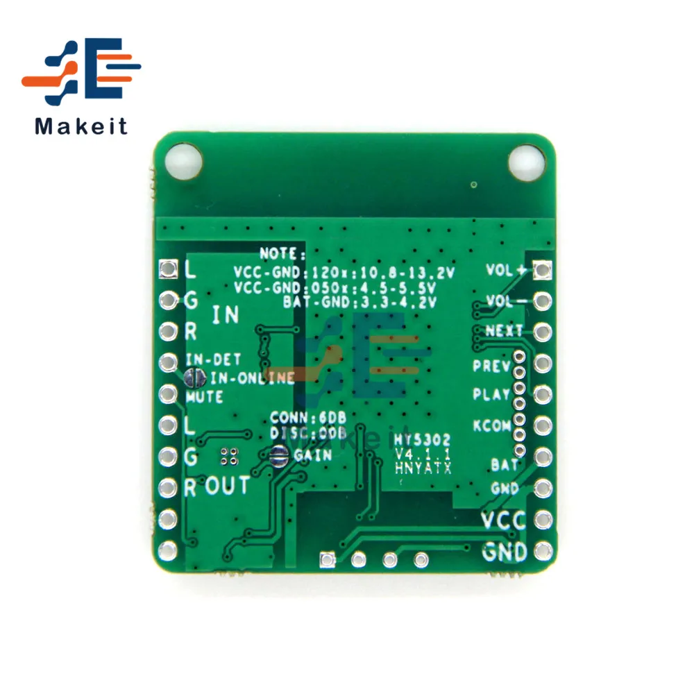 Плата приема музыки QCC3031 APTXHD аудио AUX без потерь Hifi Bluetooth 5 0 плата звука TPA6132A2