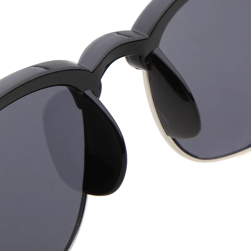 Мужские и женские Полуободковые очки суперлегкие солнцезащитные с черными