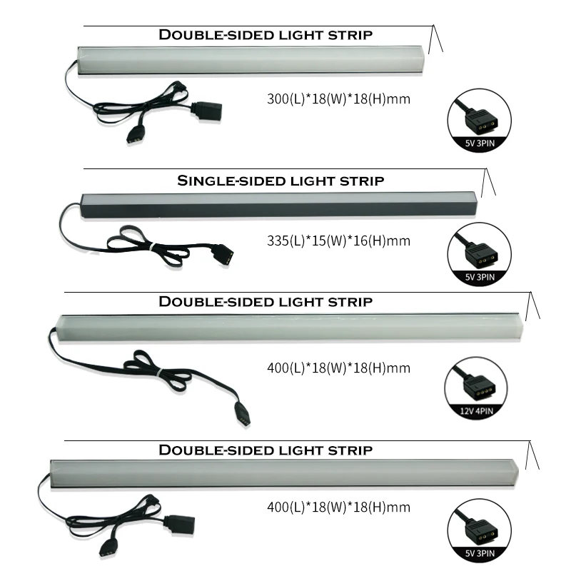 Симфония ПК RGB полоса освещения шасси Магнитный D 40 см загрязнения атмосферы 5V ASUS
