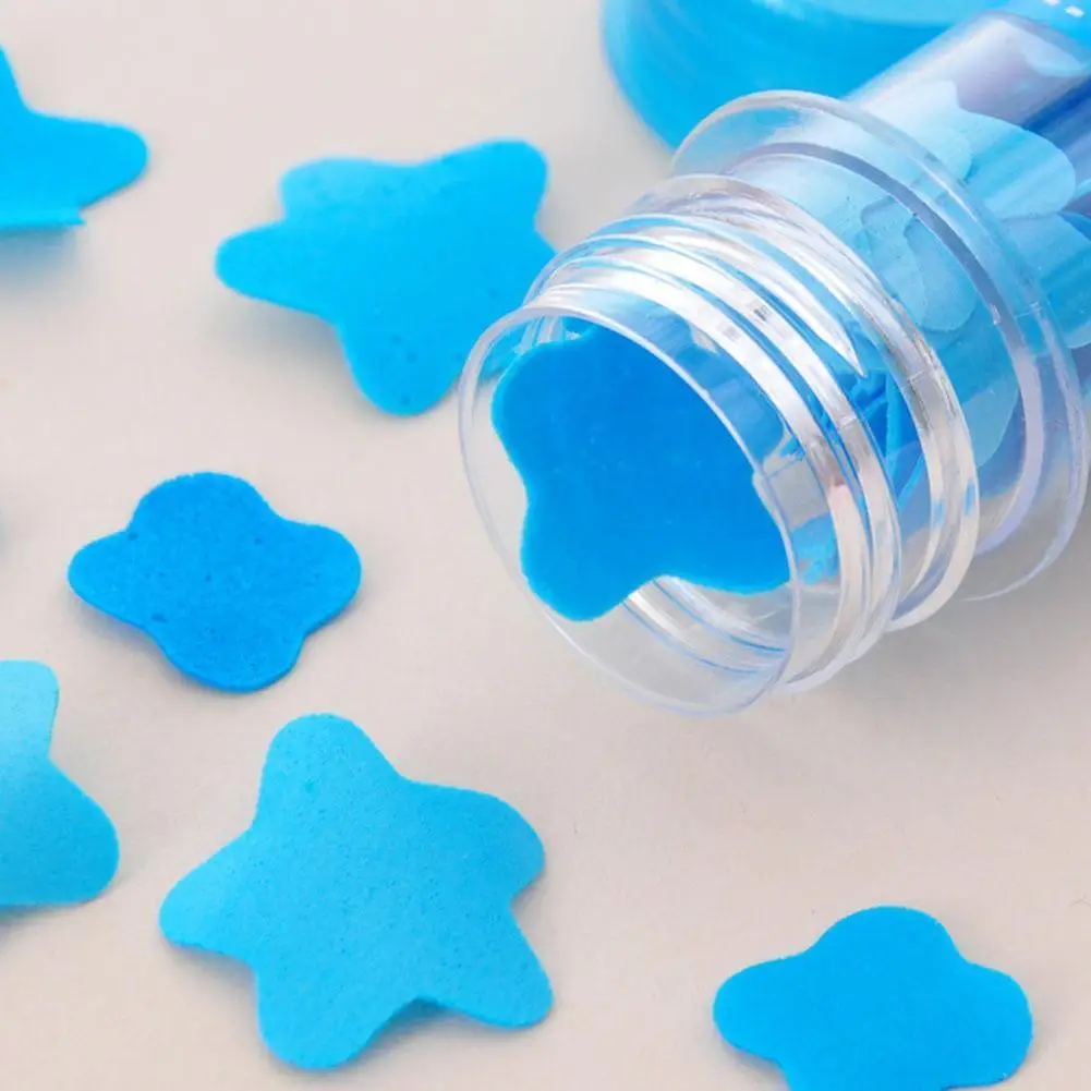 

1pcs Outdoor Portable Color Random Soap Confetti Dish Bottled Travel Soap Flower Slice Test Foaming Tube Paper Case Cleanin Y0J5