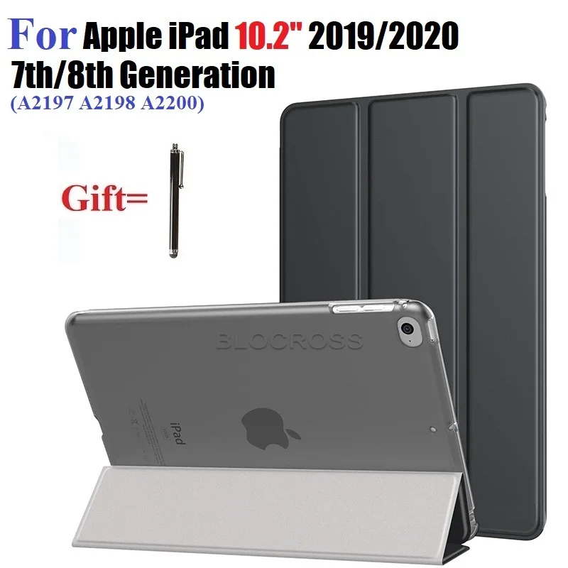 

Funda for iPad 10.2'' 2020 Tablet Case PU Leather Trifold Stand for iPad 8th Generation A2428 A2429 Case iPad 8 Sleeve with pen