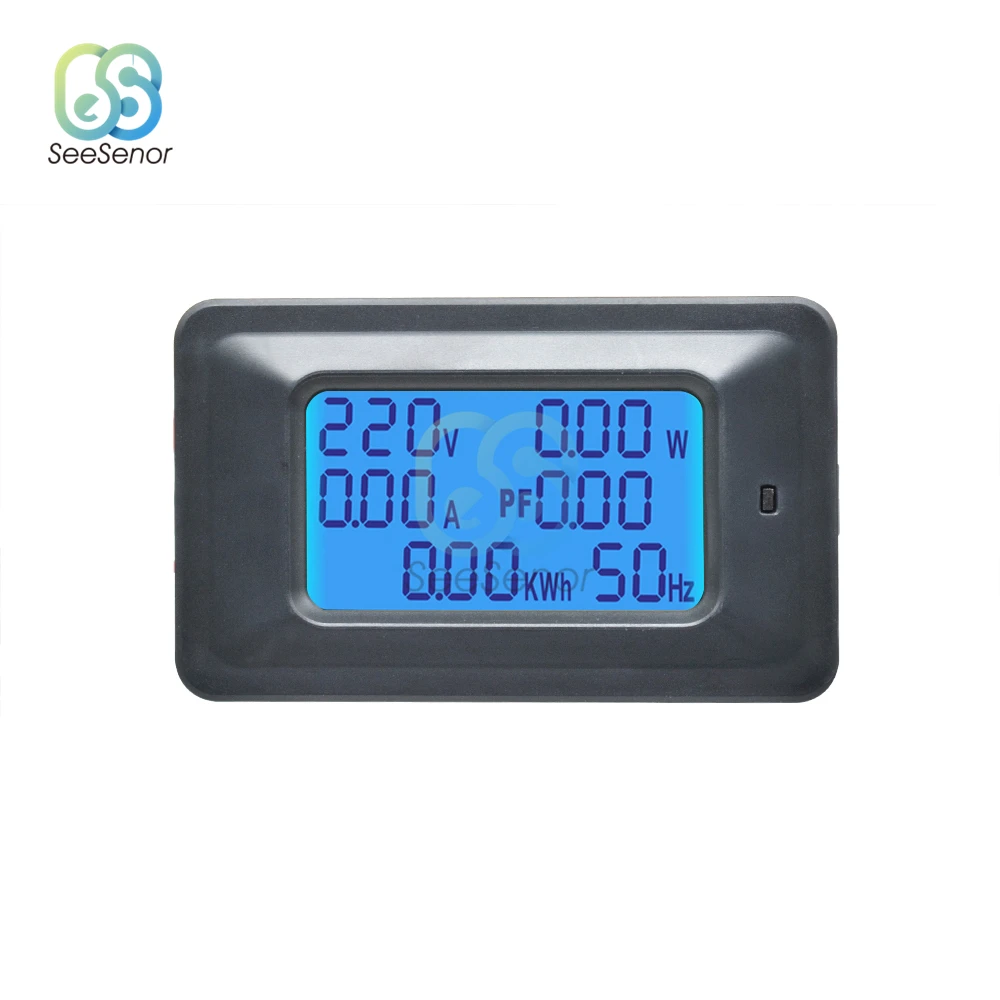 

Цифровой индикатор напряжения переменного тока 110-250 В 20 А, вольтметр, амперметр, ваттметр, амперы, вольт, тестер, детектор 220 В