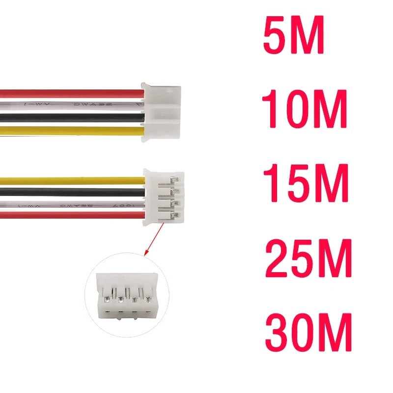 4-контактный кабель YSECU домашний удлинитель для видеодомофона 10 м/15 м/20 м |