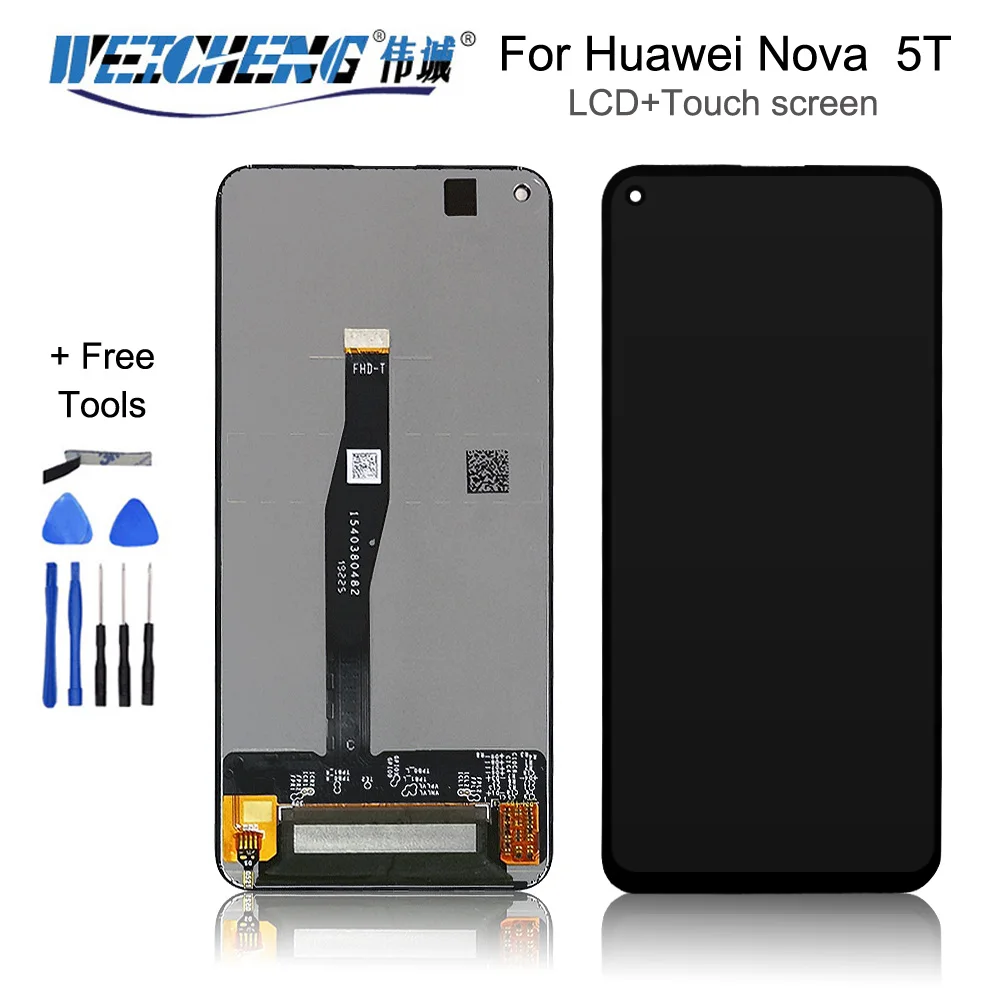 6 26 &quotдля Huawei Nova 5T ЖК дисплей + сенсорный экран дигитайзер в сборе с рамкой для Nova5T