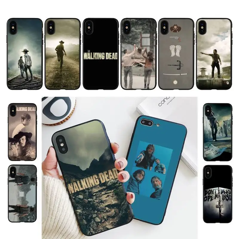 

YNDFCNB the Walking Dead Phone Case For iPhone 11 8 7 6 6S Plus X XS MAX 5 5S se 2020 11 12pro max iphone xr case