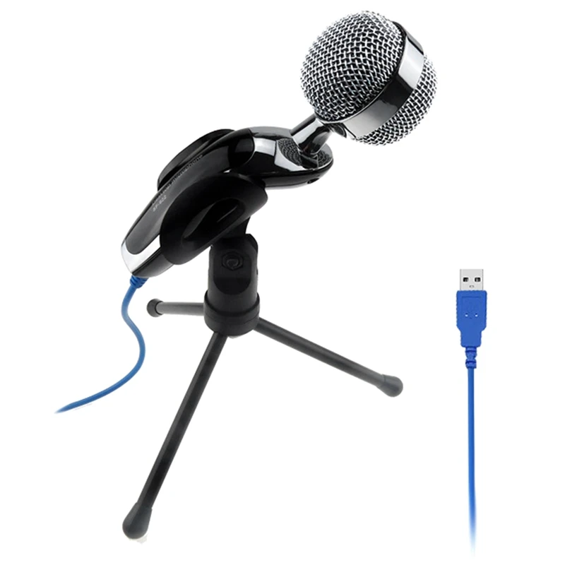 

SF-922B Professional Sound USB Condenser Microphone Podcast Studio for PC Laptop Chatting KTV Mic