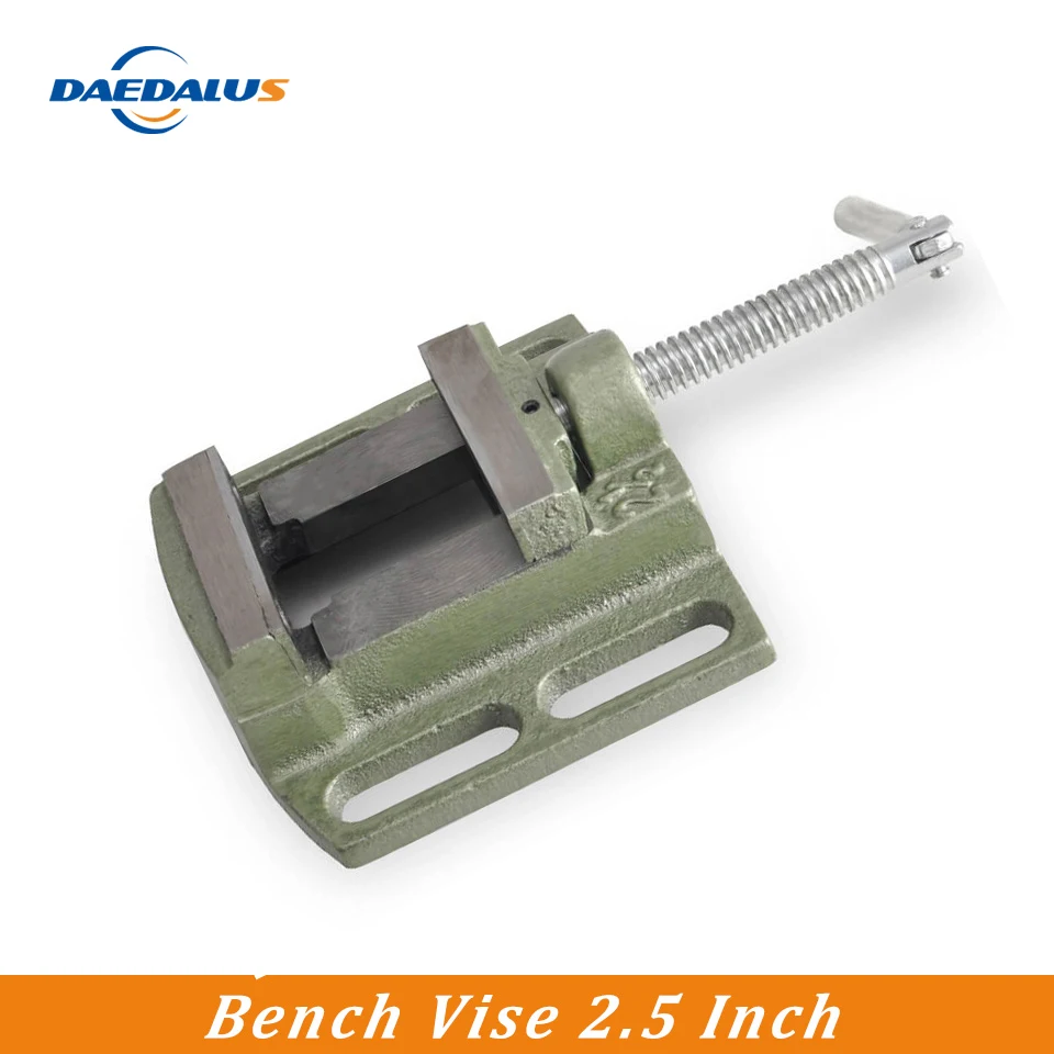 Daedalus мини Bench клещи запасные части плоские плоскогубцы 2,5 дюймов Железный зажим Diy ручной инструмент Аксессуары для сверла пресс-зажим тиски