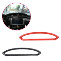 for toyota 86subaru brz 2012 2020 abs carbon fiberred center console air conditioning outlet frame trim strip car accessories