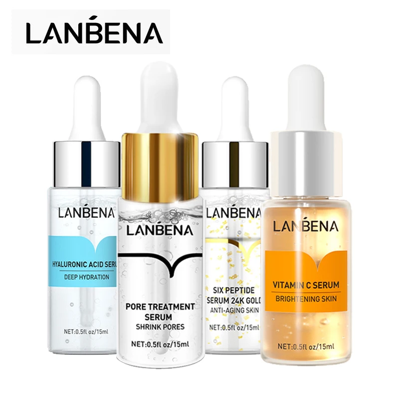 

LANBENA 15ml Hyaluronic Acid Serum Blackhead Removing Moisturizing Acne Treatment Skin Care Repair Whitening Anti-Aging Winkles