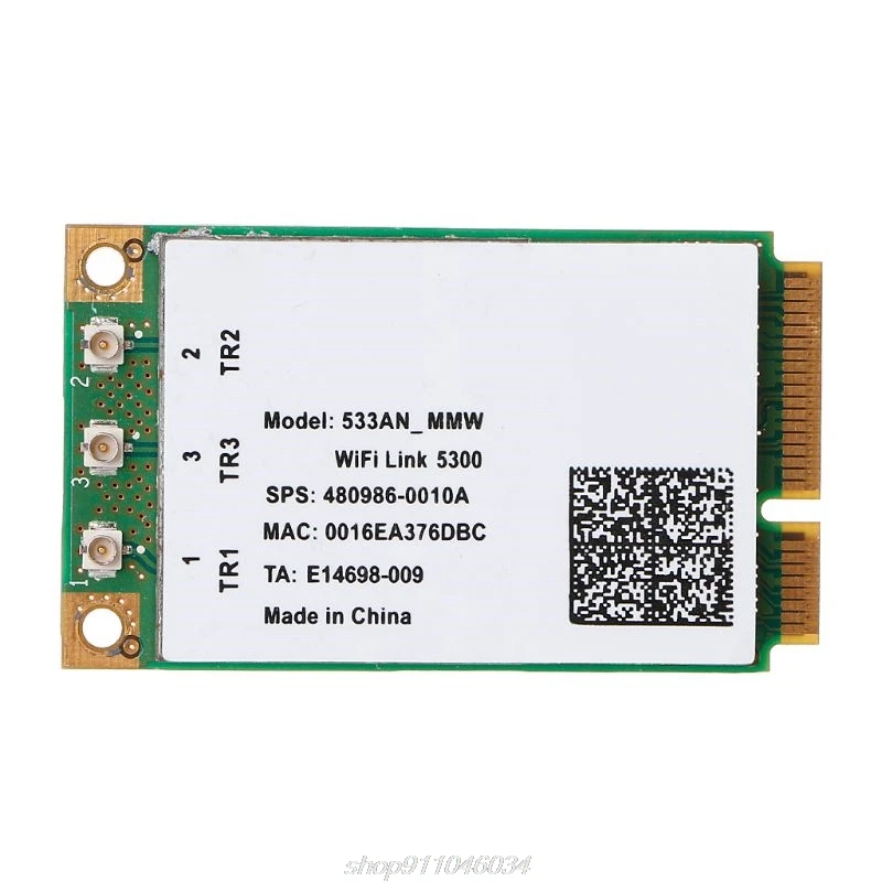 

5300 533AN_MMW Wireless WLAN WiFi Mini PCIe Card 802.11n+ 450Mbps Device Module F22 21 Dropshipping