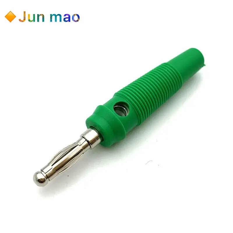 4 шт. Новые мм вилки позолоченный провод для музыкального динамика штыри золотых