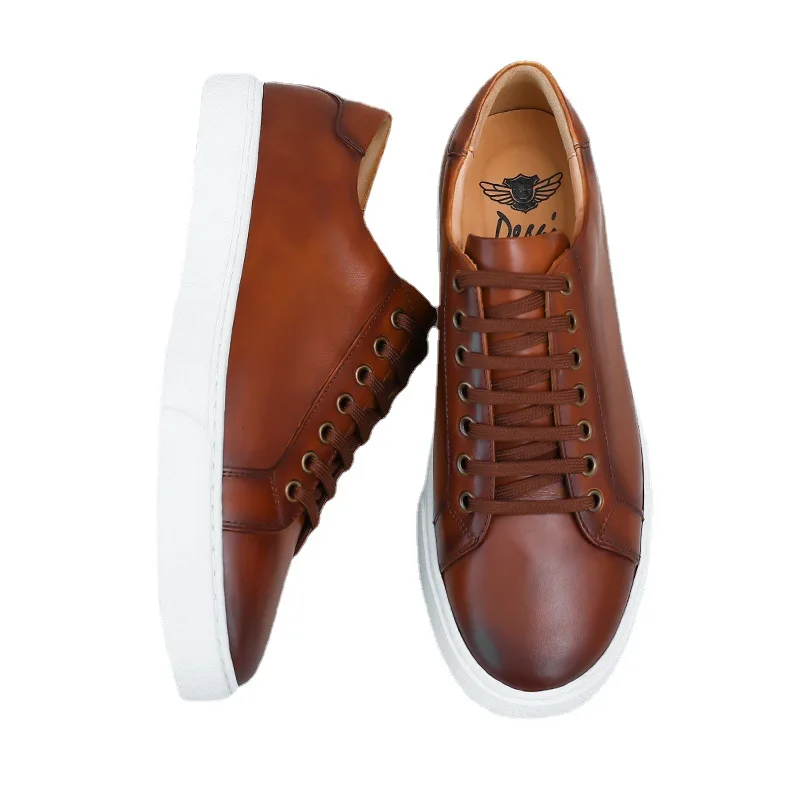 

Genuine Leather Casual Shoes Shoes Men 2021 Loafers Mens Business Leather Shoes Soft Sole Luxury Shoes Men Designer Sneakers
