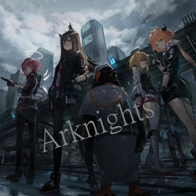 

Arknights Anime Figure 16Cm Vanguard Sniper Guard Acrylic Stand Model Exquisite Desktop Ornaments Collection Toys Friend Gift