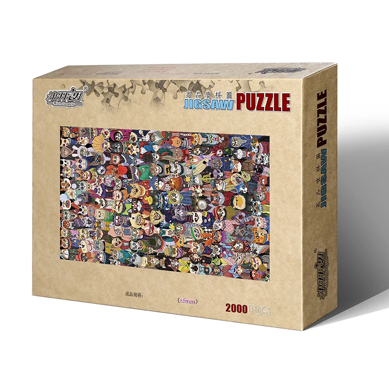 Микеланджело детские игрушки головоломка Монтессори Кот Деревянный Пазл 1000 2000