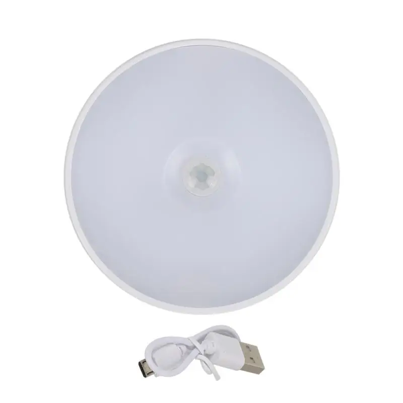 

Night Light USB Rechargeable Sensor LED Motion Sensor Light Wireless Energy-saving Bedroom Cabinet Light Body Induction Lamp