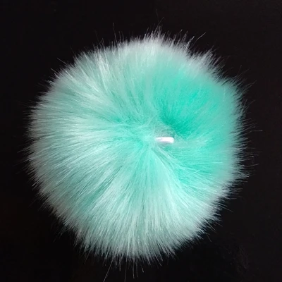 100 pcs Fashion Pompons Faux Beaver Rabbit Fur Ball DIY Jewelry Parts Making Pendant For Chain Curtain Tassel Handmade Crafts