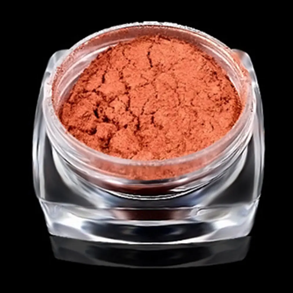 Маникюрный зеркальный порошок розовое золото местное 2 г русалка очень тонкий