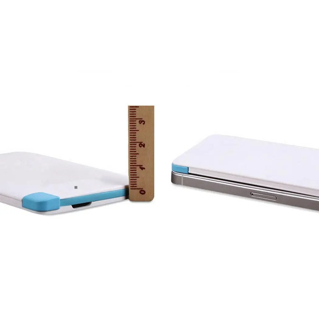 Мини Портативный с зарядным кабелем телефон пластиковый power bank Мобильный 2000mAh