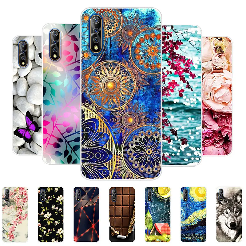 

For Vivo S1 Case Vivo S1 1907 Case Silicone TPU Soft Back Cover Phone Case For Vivo S1 Y7S V17 Neo 6.38" etui Fundas Cartoon