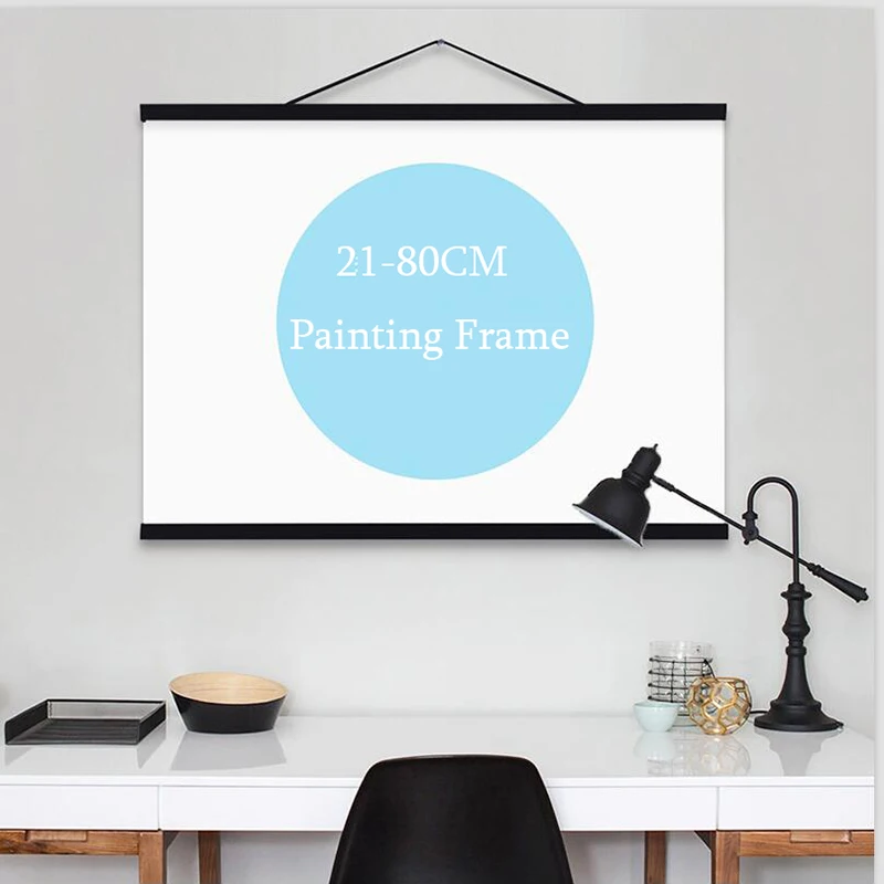 Магнитная деревянная вешалка для картин формата А3 А4 рамка фоторамка холст