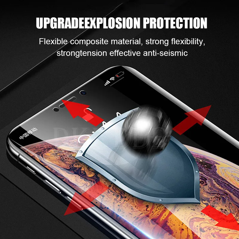 Гидрогелевая пленка для iPhone 7 8 6 6s Plus X XR Xs Max мягкая защита экрана 11 Pro SE2020 не стекло