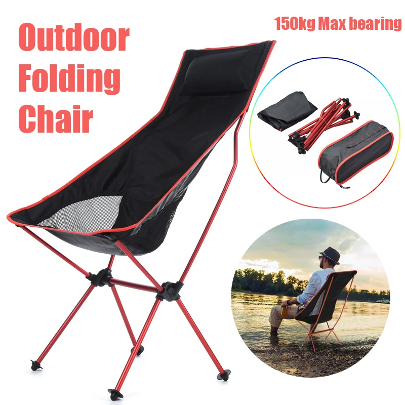 저렴한 야외 캠핑 의자 옥스포드 천 휴대용 접이식 길게 좌석 의자 낚시 축제 피크닉 바베큐 해변 초경량 의자