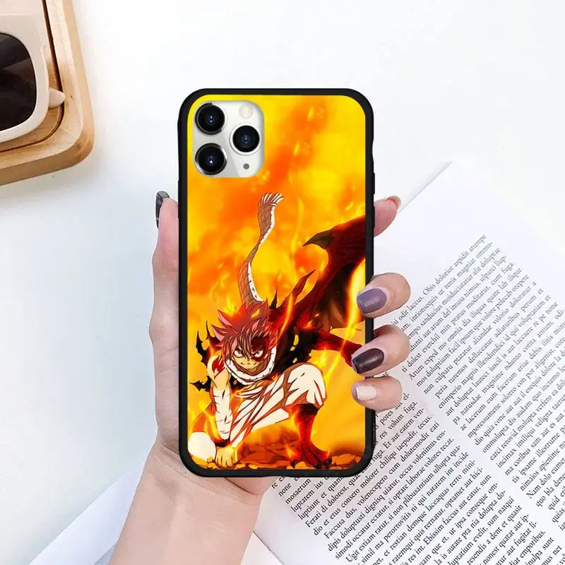

fairy tail anime manga Phone Case for iPhone 11 12 pro XS MAX 8 7 6 6S Plus X 5S SE 2020 XR Luxury brand shell funda coque