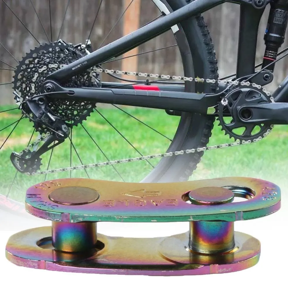

12 Speed Colorful Bike Bicycle Chain Link Connector Mountain Bike Joints Magic Buttons Speed Quick Master Links P