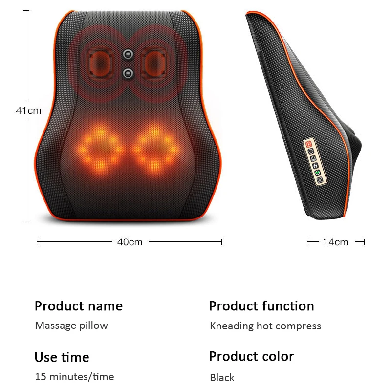Новейшая поддерживающая Массажная подушка для шеи и спины талии ног тела