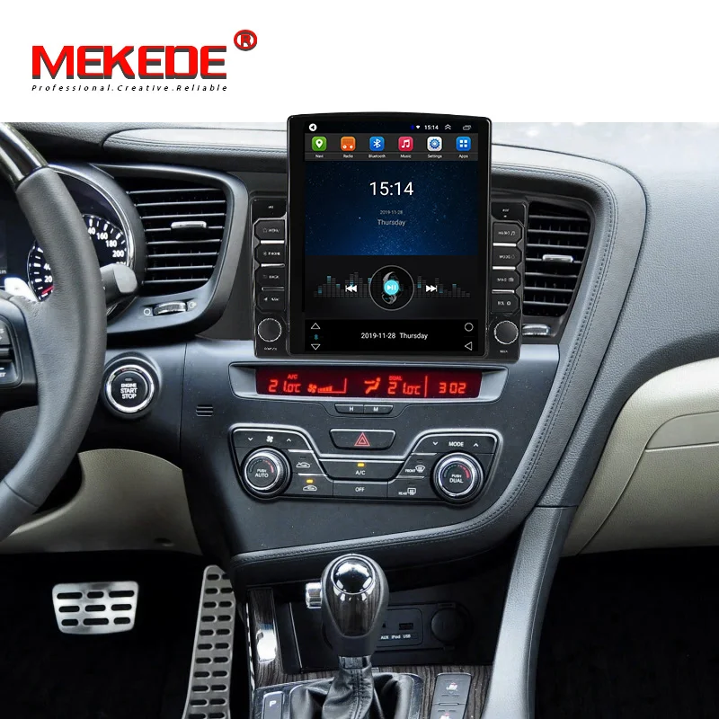 

TOP! Tesla Style Android Car Radio For Kia Optima 3 K5 2011 2012 2013 2014 Multimedia Video Player GPS No 2din DVD carplay BT