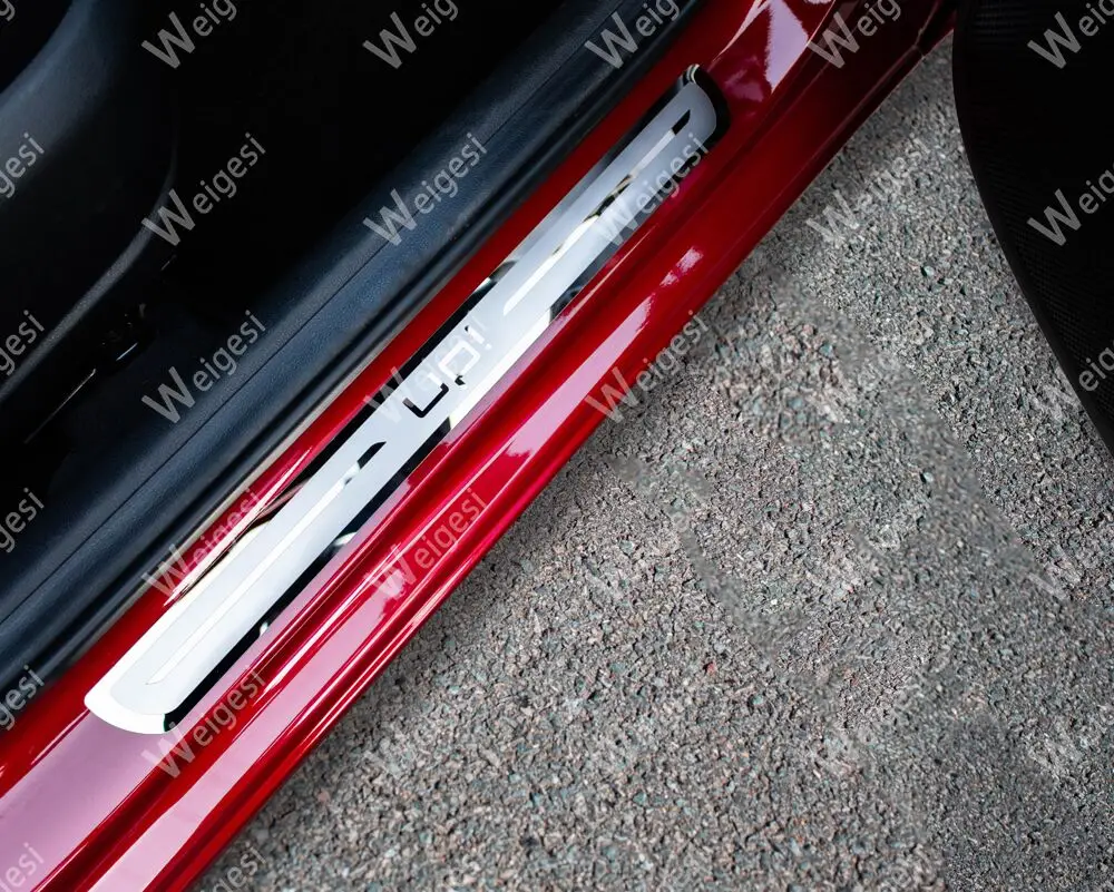 

Стайлинг автомобиля, накладки на пороги из нержавеющей стали для Volkswagen UP! 4 шт. 2012-2021