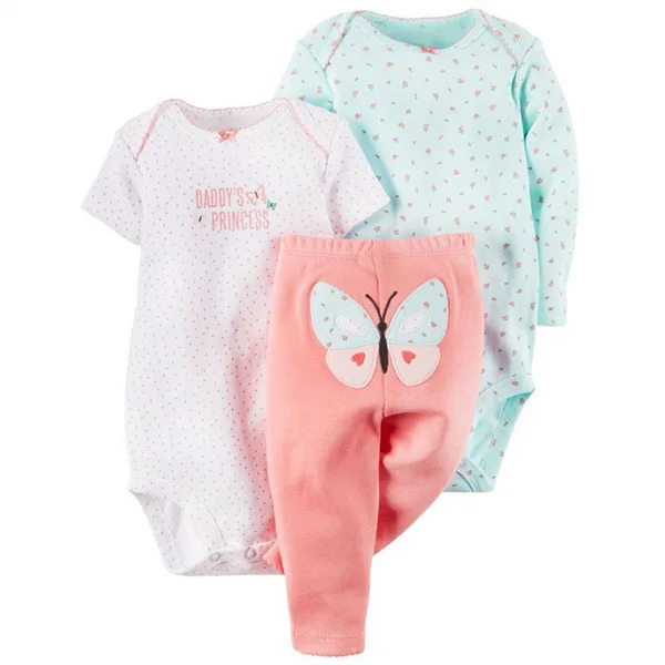 Детские костюмы, комплекты Bebes, комплекты одежды, набор для новорожденных с героями мультфильмов, хлопок, одежда для мальчиков, летняя одежда для маленьких мальчиков, 3 предмета - Цвет: 23