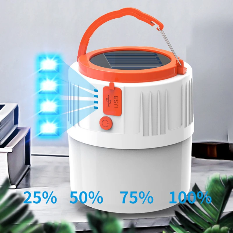 USB 42 лампа с бусинами для зарядки от солнечной батареи мобильный уличный