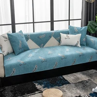 2021 four seasons universal sofa cover chenille couch cover slipcover seat cushion l corner non slip sofa towel for living room