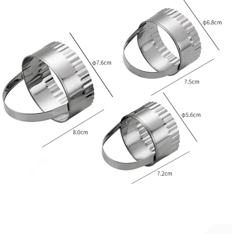 3 шт. формы для выпечки из нержавеющей стали|Инструменты печенья| |