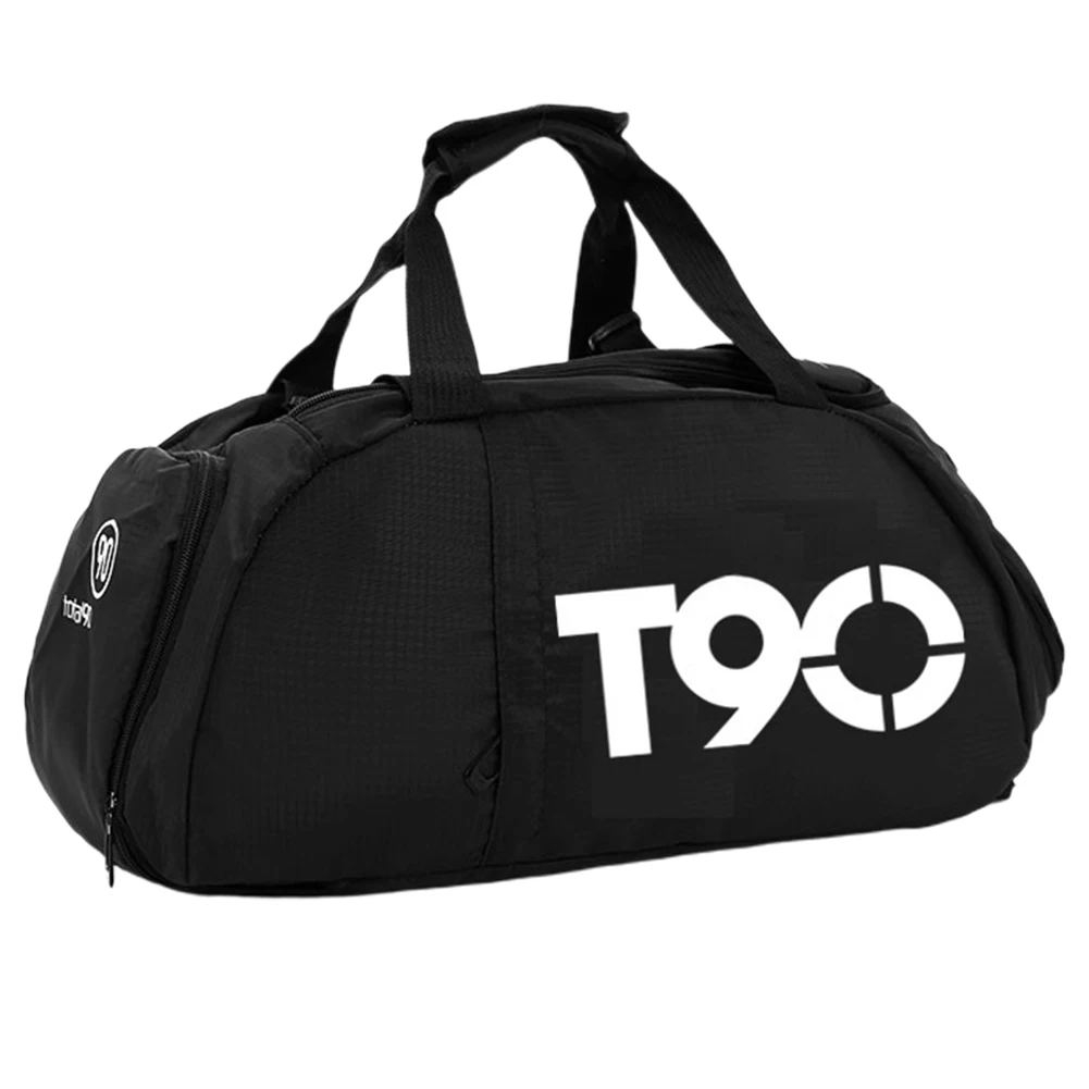 

Спортивная сумка унисекс с регулируемым ремешком, нейлоновая износостойкая дорожная сумка с ручками для хранения обуви и фитнеса, большой ...